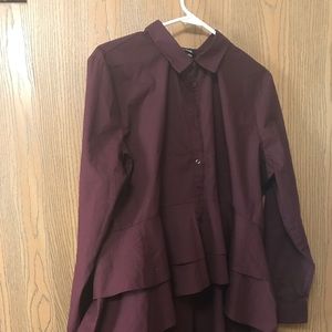 Maroon women’s blouse